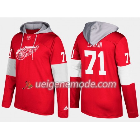 Herren Detroit Red Wings Dylan Larkin 71 N001 Pullover Hooded Sweatshirt
